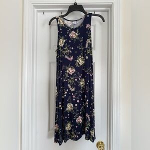 Old Navy Navy Floral Dress  NWOT